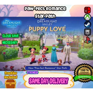 **NEW** Paw-fect Romance Star Path💎 Disney Dreamlight Valley 💎SAME DAY DELIVERY 💎
