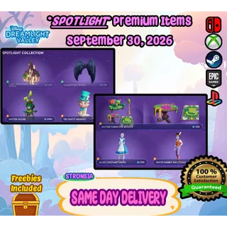 *SPOTLIGHT* Premium Items (September 30, 2026) 💎 Disney Dreamlight Valley