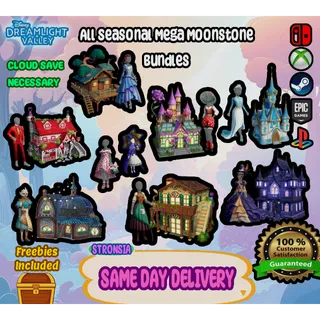 Seasonal Giant Moonstone Bundles (All 9)  Same Day Delivery