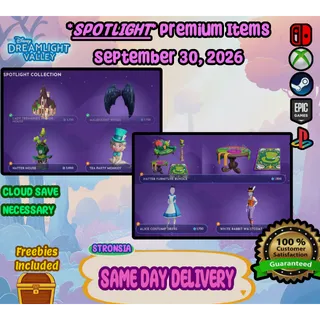 *SPOTLIGHT* Premium Items (September 30, 2026) 💎 Disney Dreamlight Valley