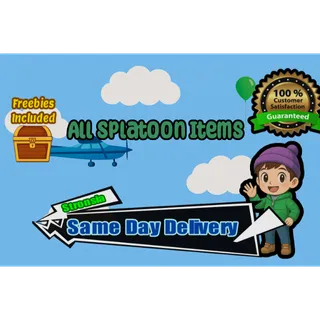 Splatoon ACNH Items 🟢SAME DAY DELIVERY🟢100% Security || {Freebies Included}