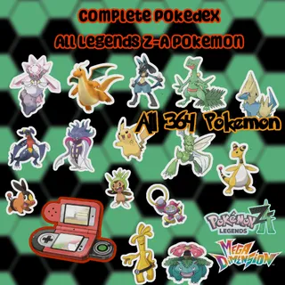 All 364 Pokemon || Complete Pokedex|| Max IVs/EVs, Shiny/Non-Shiny || Pokemon Legends Z-A ||