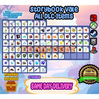 All Storybook Vale DLC Items || Materials, Gems, Ingredients, Etc ||💎SAME DAY DELIVERY