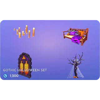 Gothic Halloween Set 💎 Disney Dreamlight Valley 💎SAME DAY DELIVERY 💎