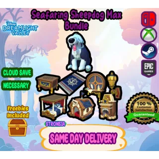 Seafaring Sheepdog Max Bundle || Disney Dreamlight Valley || Same Day Delivery
