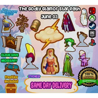 *NEW* The Godly Glamor Star Path (June 3)💎 Disney Dreamlight Valley