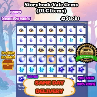 42 Stacks of Gems + Extras 💎 Disney Dreamlight Valley 💎 SAME DAY DELIVERY💎 Storybook Vale || Gems