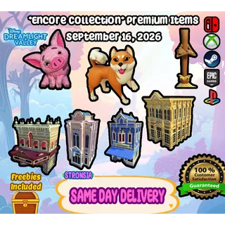 *ENCORE Collection* Premium Items (September 16, 2026)💎 Disney Dreamlight Valley
