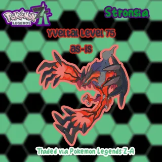 Yveltal Level 75 As-is || Pokemon Legends: Z-A || PLZA || Delivery Available Today
