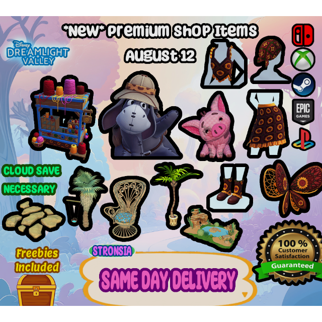 *NEW* Premium Shop Items (August 12, 2026)💎 Disney Dreamlight Valley ...