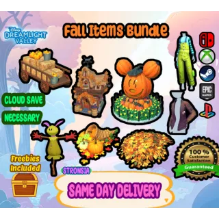 Fall Items Bundle💎 Disney Dreamlight Valley 💎SAME DAY DELIVERY 💎