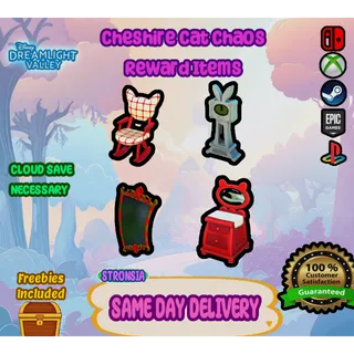 Cheshire Cat Chaos Event Reward Items 💎 Disney Dreamlight Valley
