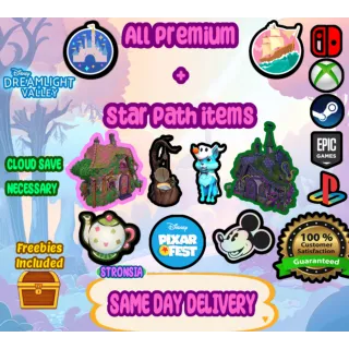 All Premium & Starpath Items  (Over 1000+ Items)  💎 Disney Dreamlight Valley 💎SAME DAY DELIVERY 💎