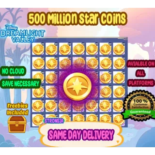 500,000,000 (500 Million) Star Coins 💎SAME DAY DELIVERY 💎