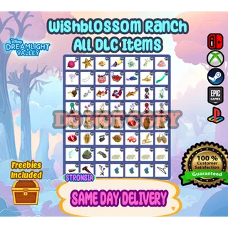 All Wishblossom Ranch DLC Items || Materials, Gems, Ingredients, Etc ||💎SAME DAY DELIVERY