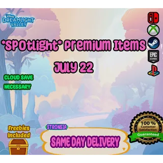 *Spotlight* Premium Shop Items (July 22)💎 Disney Dreamlight Valley