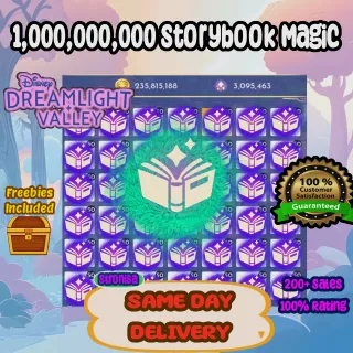 1,000,000,000 (1 Billion) Storybook Magic 💎 SAME DAY DELIVERY💎
