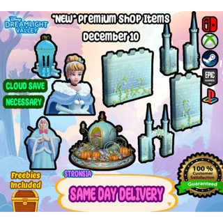 *NEW* Premium Items (December 10) 💎 Disney Dreamlight Valley 💎SAME DAY DELIVERY 💎