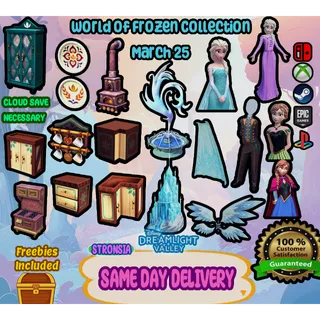 World of Frozen Collection (March 25) 💎 Disney Dreamlight Valley 💎SAME DAY DELIVERY 💎