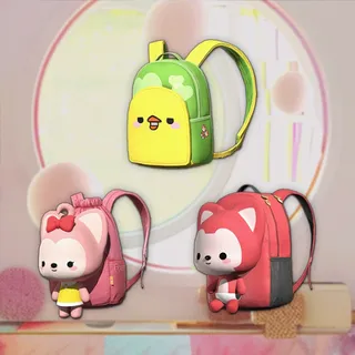 ALI THE FOX AND FRIENDS BACKPACK SET