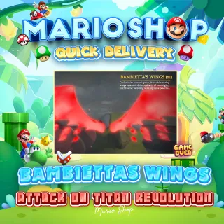 Bambietta's Wing or Ulq Wing ( Attack On Titan Revolution ) 