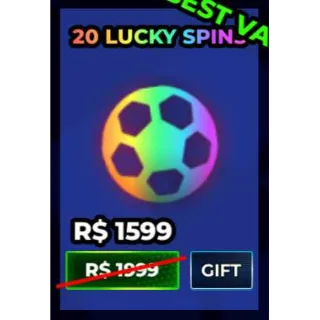 20x Lucky Spin ( Blue Lock Rival )