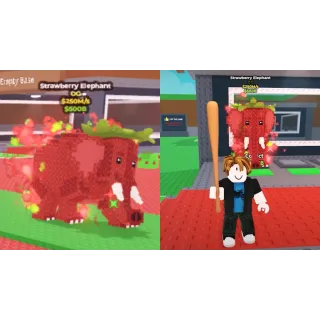 Strawberry Elephant| Escape tsunami for brainrots