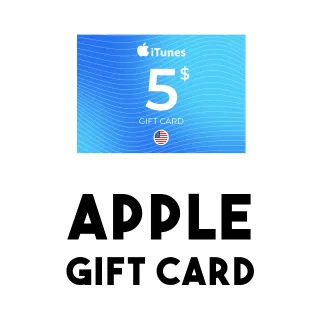 $5.00 Apple GIFT CARD 
