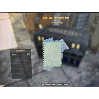 Bear arm heavy mod plan x100