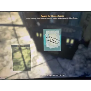 Bird bones serum recipe x10