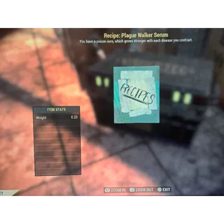 Plague walker serum recipe x10