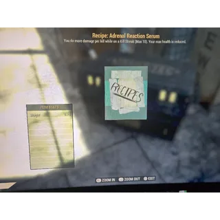 Adrenal reaction serum recipe x10