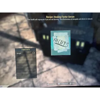 Healing factor serum recipe x10