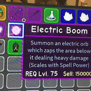 Roblox Dungeon Quest Electric Boom