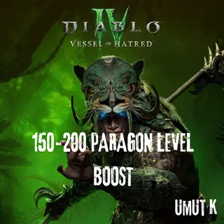 150-200 Paragon Level Boost