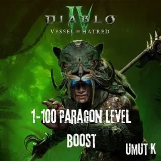 1-100 paragon level boost