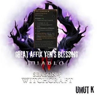 Great Affix Yen's Blessing