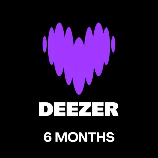 DEEZER SUBSCRIPTION FOR 6 MONTHS-INDIVIDUAL