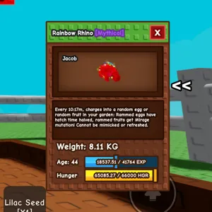 RAINBOW HATCHED RHINO