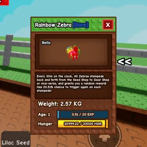 RAINBOW HATCHED ZEBRA