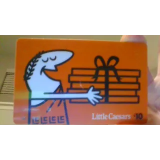 $10.00 USD Little Caesars gift card