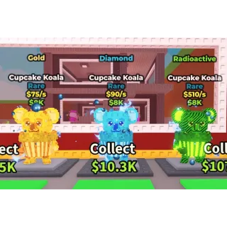 Cupcake Koala Pack