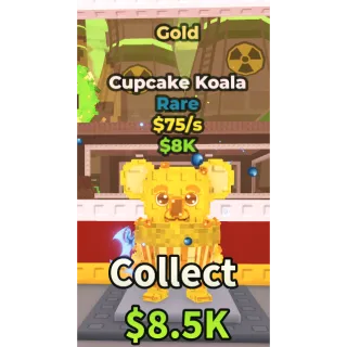 Cupcake Koala - Gold