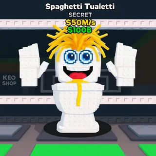 🔥 Spaghetti Tualetti [60M/s] - Steal A Brainrot 🔥