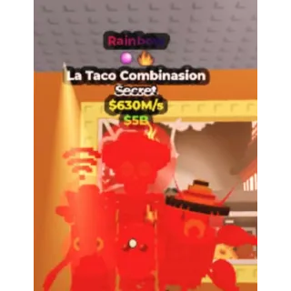 🌈 630M/S RAINBOW LA TACO COMBINASION 🌈