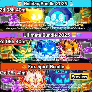 HOLIDAY ULTIMATE FOX SPIRIT BUNDLE