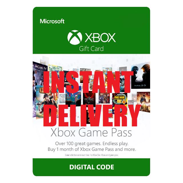 xbox game pass card 12 month