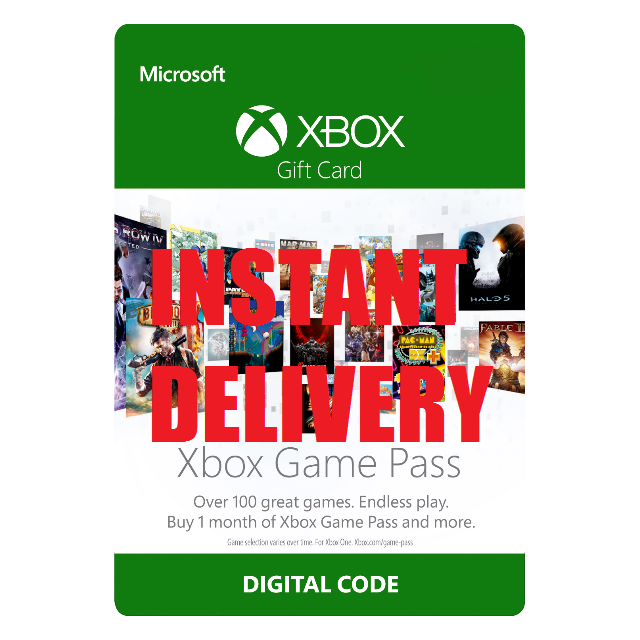 xbox game pass gift card