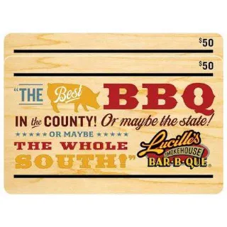 $100.00 Lucille's Smokehouse (2x$50)