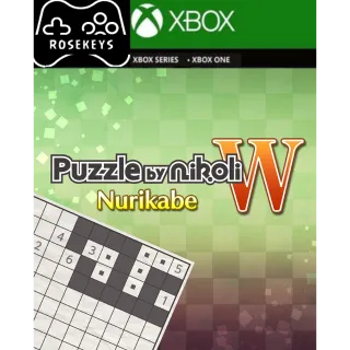 Puzzle by Nikoli W Nurikabe